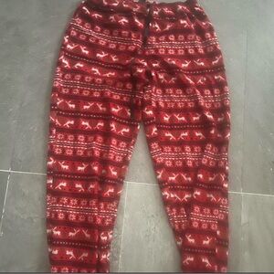 Fashion Nova Red Patterned Kids Joggers